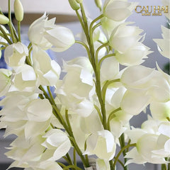Set 2 Cành Hoa Lan Yucca-Hoa Lụa-CẬU HAI HOME DECOR