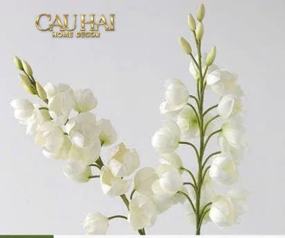 Set 2 Cành Hoa Lan Yucca-Hoa Lụa-CẬU HAI HOME DECOR