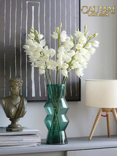 Set 2 Cành Hoa Lan Yucca-Hoa Lụa-CẬU HAI HOME DECOR