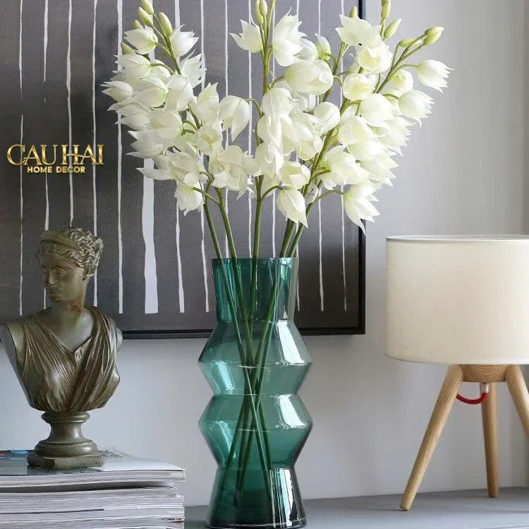 Set 2 Cành Hoa Lan Yucca-Hoa Lụa-CẬU HAI HOME DECOR