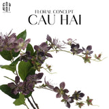 Set 2 Cành Hoa Nhài Twilight-Hoa Lụa-Đối tác tại Trung Quốc theo từng đơn đặt hàng-CẬU HAI HOME DECOR