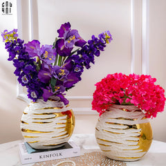 Set 2 Cành Hoa Phi Yến - Delphinium - Tím-Hoa Lụa-CẬU HAI HOME DECOR