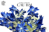 Set 2 Cành Hoa Táo Gai - Blue Ocean-Hoa Lụa-CẬU HAI HOME DECOR
