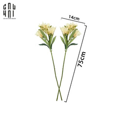Set 2 Cành Hoa Thuỷ Tiên-Hoa Lụa-CẬU HAI HOME DECOR