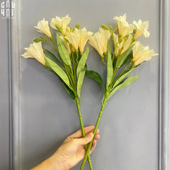 Set 2 Cành Hoa Thuỷ Tiên-Hoa Lụa-CẬU HAI HOME DECOR