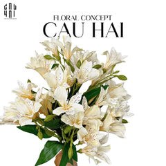 Set 2 Cành Hoa Thuỷ Tiên-Hoa Lụa-CẬU HAI HOME DECOR