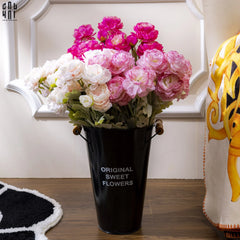 Set 2 Cành Mao Lương Ranunculus - Trắng-Hoa Lụa-CẬU HAI HOME DECOR