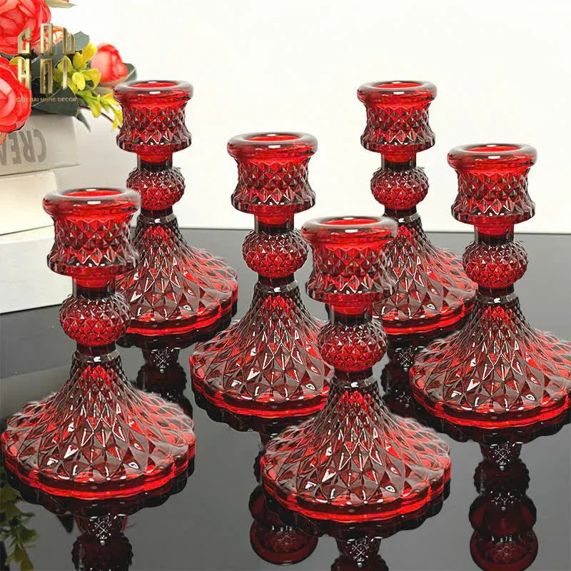 Set 2 Đế Nến Éclat De Rouge-ĐẾ NẾN-CẬU HAI HOME DECOR