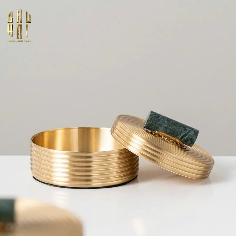 Set 2 Hộp Brasson Orbit Lid-HỘP TRANG SỨC-Đối tác tại Trung Quốc theo từng đơn đặt hàng-CẬU HAI HOME DECOR