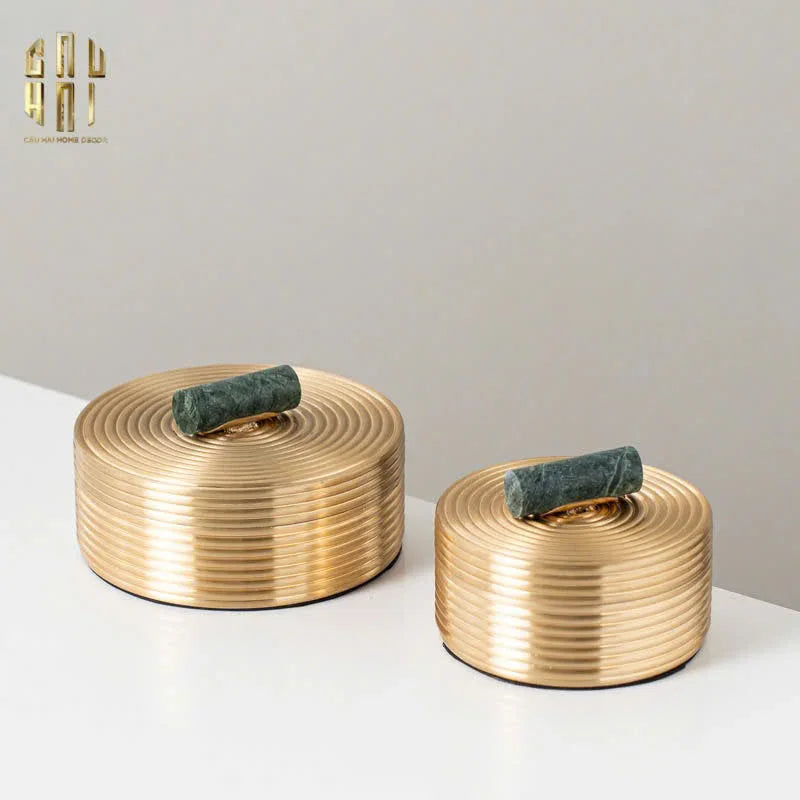 Set 2 Hộp Brasson Orbit Lid-HỘP TRANG SỨC-Đối tác tại Trung Quốc theo từng đơn đặt hàng-CẬU HAI HOME DECOR
