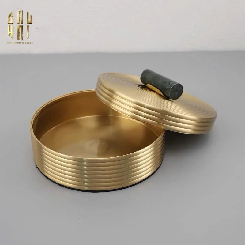Set 2 Hộp Brasson Orbit Lid-HỘP TRANG SỨC-Đối tác tại Trung Quốc theo từng đơn đặt hàng-CẬU HAI HOME DECOR