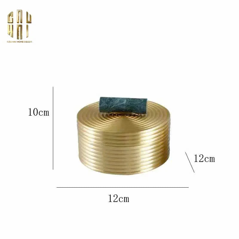 Set 2 Hộp Brasson Orbit Lid-HỘP TRANG SỨC-Đối tác tại Trung Quốc theo từng đơn đặt hàng-CẬU HAI HOME DECOR