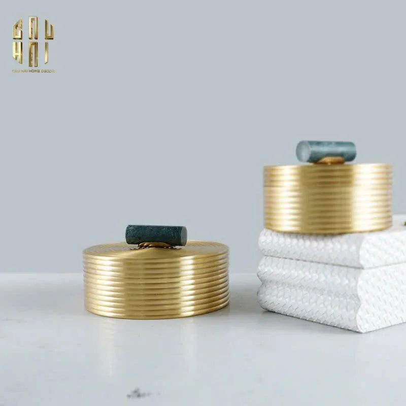 Set 2 Hộp Brasson Orbit Lid-HỘP TRANG SỨC-Đối tác tại Trung Quốc theo từng đơn đặt hàng-CẬU HAI HOME DECOR