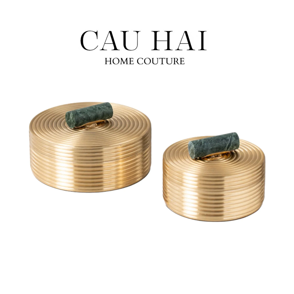 Set 2 Hộp Brasson Orbit Lid-HỘP TRANG SỨC-Đối tác tại Trung Quốc theo từng đơn đặt hàng-CẬU HAI HOME DECOR
