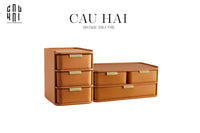 Set 2 Hộp Lưu Trữ Da Pu Alexander-HỘP TRANG SỨC-CẬU HAI HOME DECOR