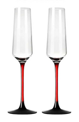 Set 2 Ly Champane Flute Sparkle Sparkling Glasses 240ml 4.2x26x7.1-LY THỦY TINH-Đối tác tại Trung Quốc theo từng đơn đặt hàng-CẬU HAI HOME DECOR