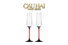 Set 2 Ly Champane Flute Sparkle Sparkling Glasses 240ml 4.2x26x7.1-LY THỦY TINH-CẬU HAI HOME DECOR