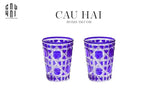 Set 2 Ly Cocktail Thuỷ Tinh D.O - Amethyst Cobalt 310Ml-LY THỦY TINH-CẬU HAI HOME DECOR