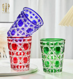 Set 2 Ly Cocktail Thuỷ Tinh D.O - Amethyst Cobalt 310Ml-CẬU HAI HOME DECOR