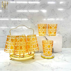 Set 2 Ly Cocktail Thuỷ Tinh D.O - Champagne Gold 310Ml-LY THỦY TINH-CẬU HAI HOME DECOR