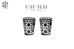 Set 2 Ly Cocktail Thuỷ Tinh D.O - Éclat Noir 310Ml-LY THỦY TINH-CẬU HAI HOME DECOR