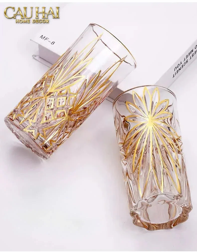 Set 2 Ly Cocktail Thuỷ Tinh Highball D'Or Glorious - 380Ml 7.3x15-LY THỦY TINH-CẬU HAI HOME DECOR