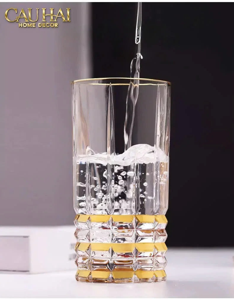 Set 2 Ly Cocktail Thuỷ Tinh Highball D'Or Glorious - 380Ml 7.3x15-LY THỦY TINH-CẬU HAI HOME DECOR