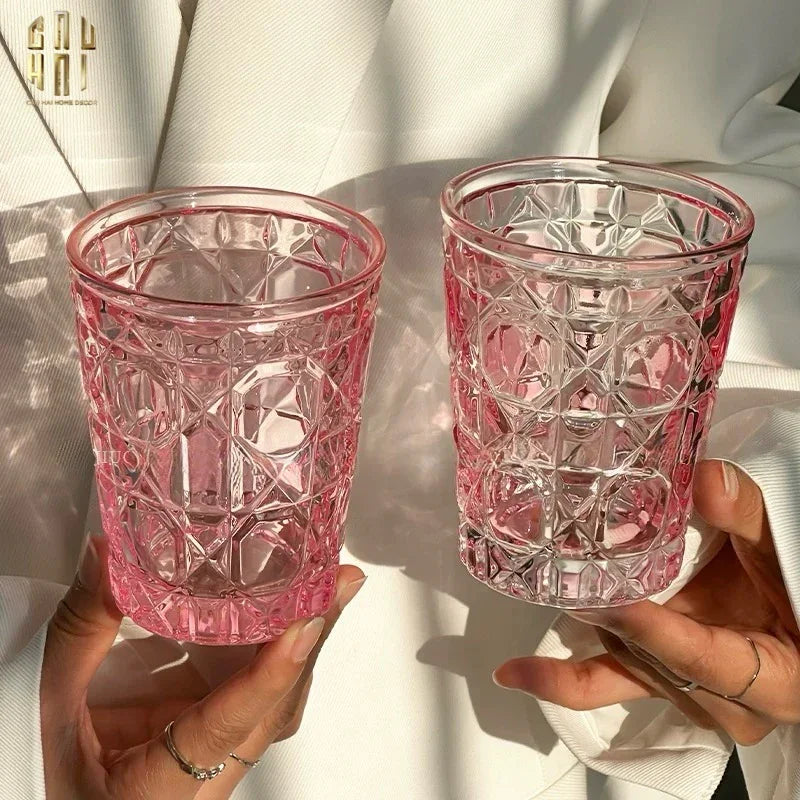 Set 2 Ly Cocktails Thuỷ Tinh D.O Full Box - Quartz Rosé 310Ml-LY THỦY TINH-CẬU HAI HOME DECOR