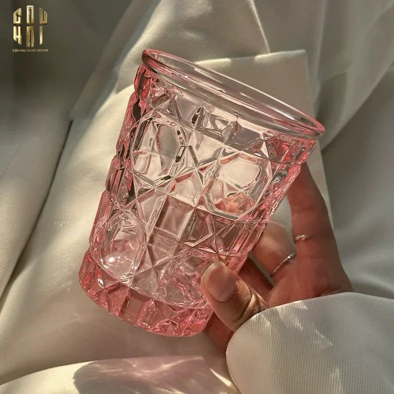 Set 2 Ly Cocktails Thuỷ Tinh D.O Full Box - Quartz Rosé 310Ml-LY THỦY TINH-CẬU HAI HOME DECOR