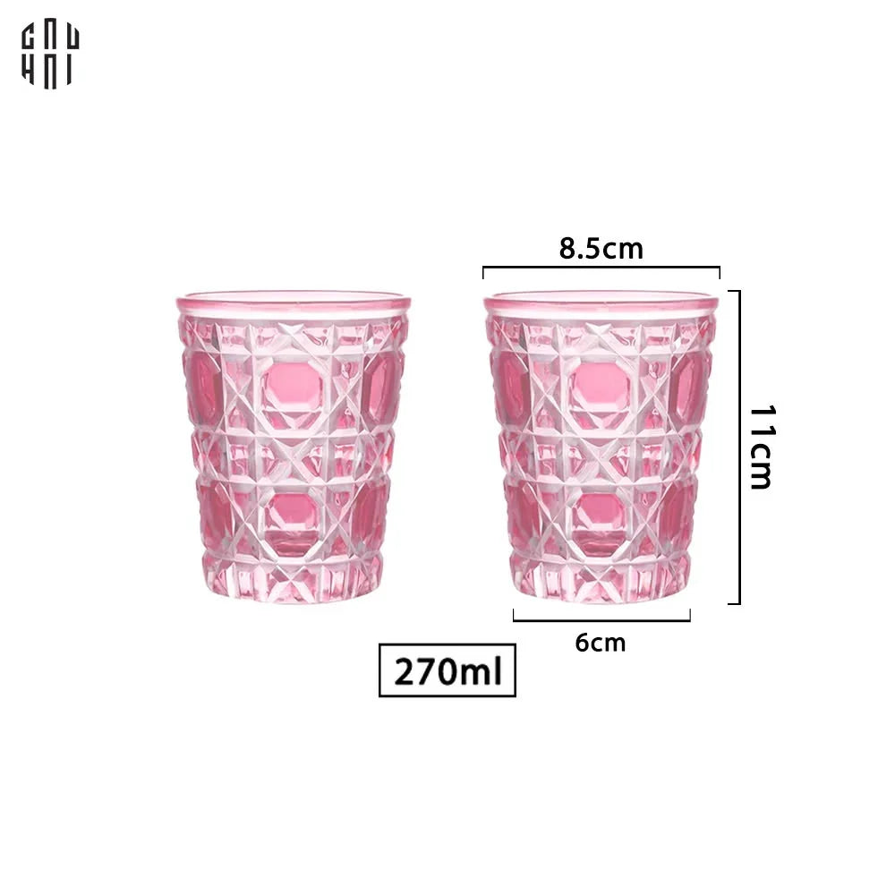 Set 2 Ly Cocktails Thuỷ Tinh D.O Full Box - Quartz Rosé 310Ml-LY THỦY TINH-CẬU HAI HOME DECOR