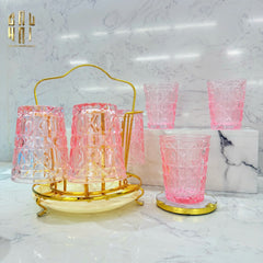 Set 2 Ly Cocktails Thuỷ Tinh D.O Full Box - Quartz Rosé 310Ml-LY THỦY TINH-CẬU HAI HOME DECOR