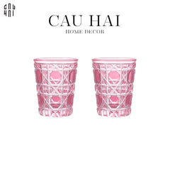 Set 2 Ly Cocktails Thuỷ Tinh D.O Full Box - Quartz Rosé 310Ml-LY THỦY TINH-CẬU HAI HOME DECOR