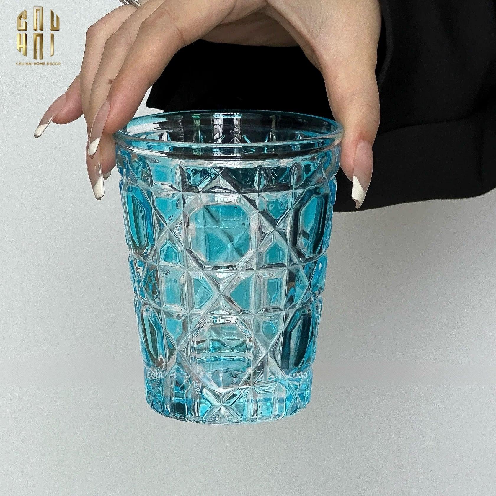 Set 2 Ly Cocktails Thuỷ Tinh D.O - Riviera Turquoise 270Ml Full Box 310Ml-LY THỦY TINH-CẬU HAI HOME DECOR