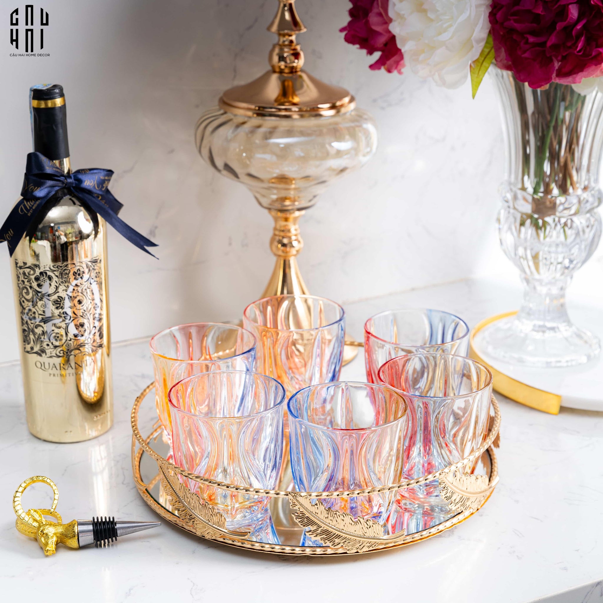 Set 2 Ly Pha Lê Cristalleries Pandora Mystique Spéciale Glasses 280ml-LY THỦY TINH-CẬU HAI HOME DECOR