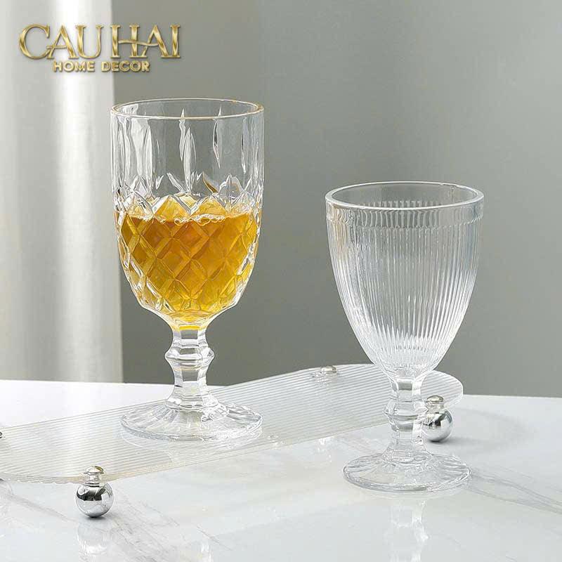 Set 2 Ly Thuỷ Tinh Timeless Goblet Four Elemental Divine Cristalleries Glasses 315ml-LY THỦY TINH-CẬU HAI HOME DECOR