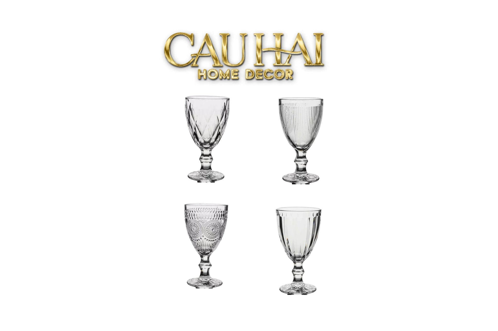 Set 2 Ly Thuỷ Tinh Timeless Goblet Four Elemental Divine Cristalleries Glasses 315ml-LY THỦY TINH-CẬU HAI HOME DECOR