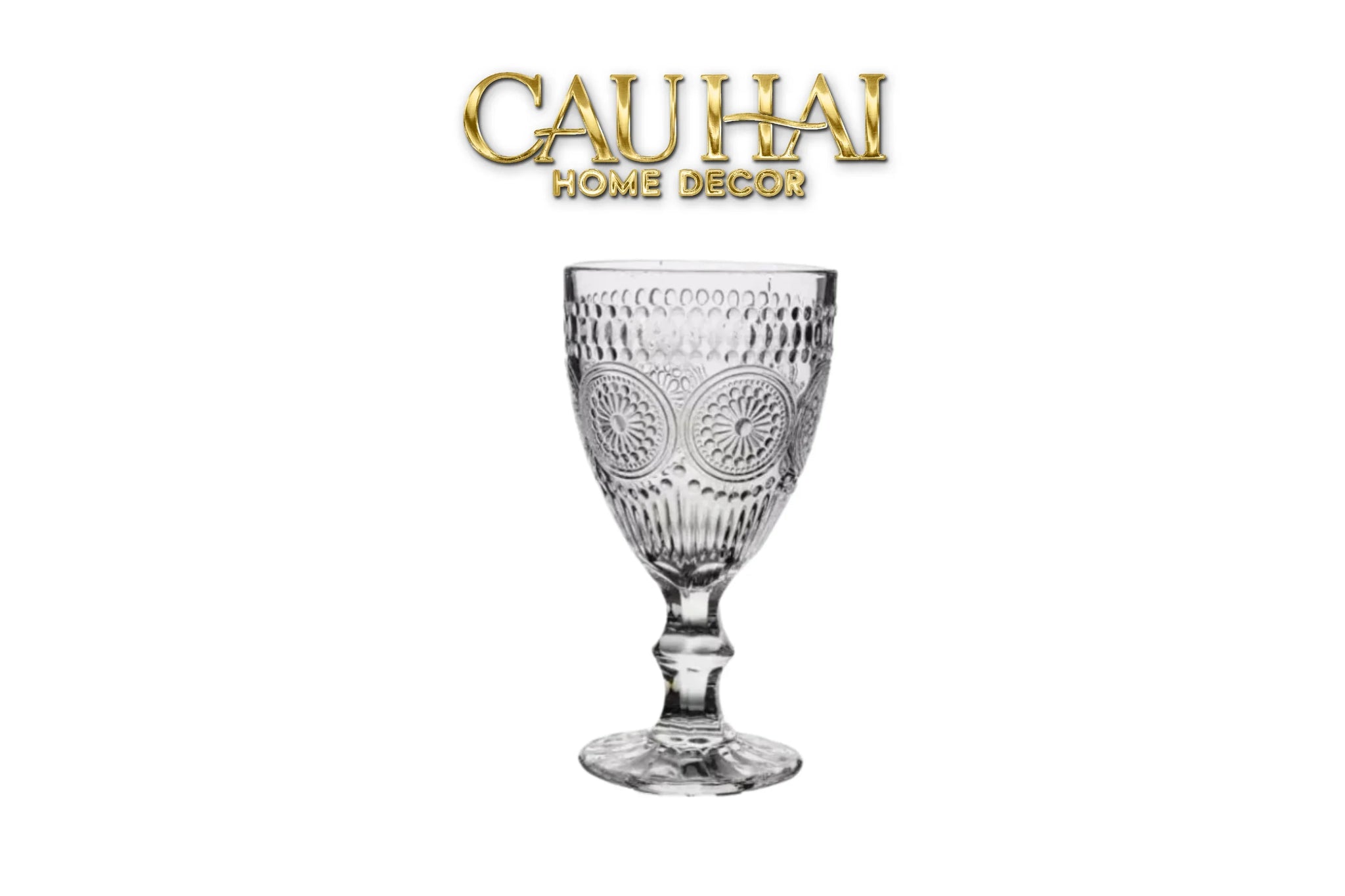 Set 2 Ly Thuỷ Tinh Timeless Goblet Four Elemental Divine Cristalleries Glasses 315ml-CẬU HAI HOME DECOR