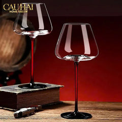 Set 2 Ly Thuỷ Tinh Vang Đỏ Vino Russo Burgundy - No Box 550ml 6x18-LY THỦY TINH-CẬU HAI HOME DECOR