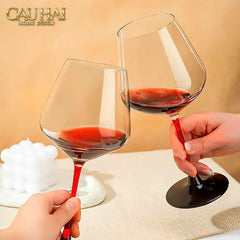 Set 2 Ly Thuỷ Tinh Vang Đỏ Vino Russo Burgundy - No Box 550ml 6x18-LY THỦY TINH-CẬU HAI HOME DECOR