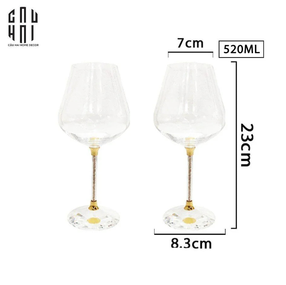 Set 2 Ly Vang Standford - Full Box-LY THỦY TINH-CẬU HAI HOME DECOR