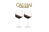 Set 2 Ly Vang Thuỷ Tinh 500ml - Pop Spectrum Chromatic Glassware-LY THỦY TINH-CẬU HAI HOME DECOR