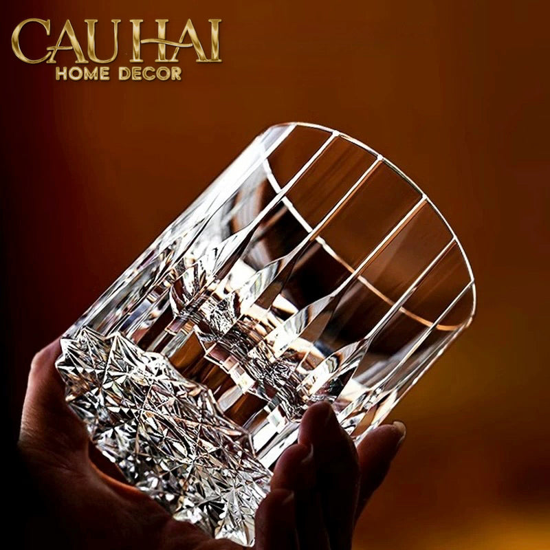 Set 2 Ly Whisky Pha Lê Cristalleries Westminster 220ml-LY THỦY TINH-CẬU HAI HOME DECOR-CẬU HAI HOME DECOR