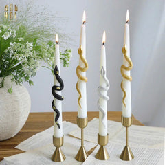 Set 2 Nến Killian - Golden Serpent Candle Fw25-NẾN TRANG TRÍ-CẬU HAI HOME DECOR
