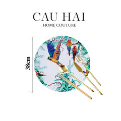 Set 2 Tấm Lót Bàn Ăn - Placemat Jungle Parrot-LÓT LY-CẬU HAI HOME DECOR