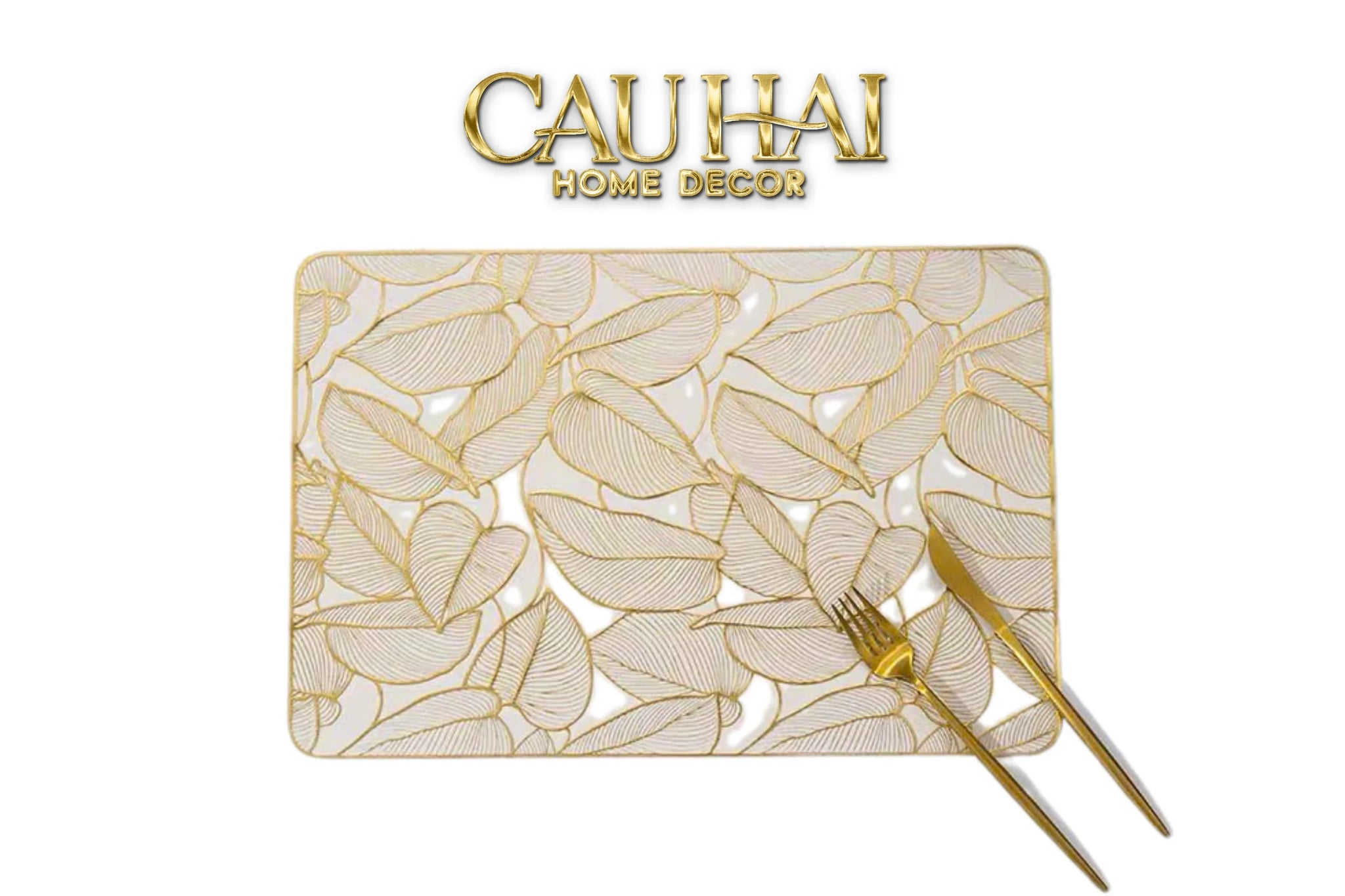 Set 2 Tấm Lót Bàn Ăn - Placemat Whispering Leaves-TẤM LÓT BÀN ĂN-CẬU HAI HOME DECOR