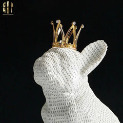 Set 2 Tượng Công Tước BullDog The Majestic Bull Duke-TƯỢNG TRANG TRÍ-CẬU HAI HOME DECOR