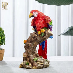 Set 2 Tượng Maison Jungle Parrot - Lovers-TƯỢNG TRANG TRÍ-CẬU HAI HOME DECOR