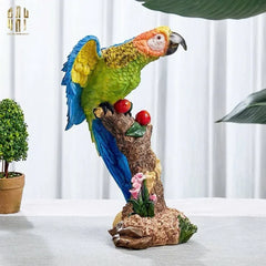 Set 2 Tượng Maison Jungle Parrot - Lovers-TƯỢNG TRANG TRÍ-CẬU HAI HOME DECOR