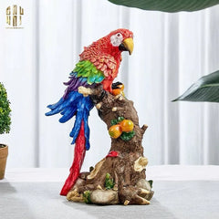 Set 2 Tượng Maison Jungle Parrot - Lovers-TƯỢNG TRANG TRÍ-CẬU HAI HOME DECOR