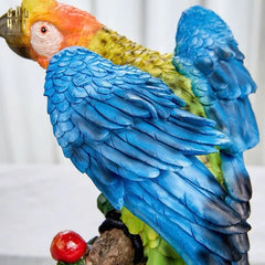 Set 2 Tượng Maison Jungle Parrot - Lovers-TƯỢNG TRANG TRÍ-CẬU HAI HOME DECOR